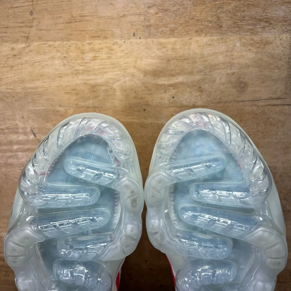 Nike Air VaporMax 2023 Flyknit Womens Size 7.5 Shoes Sneakers Sail Track Red - Picture 10 of 12